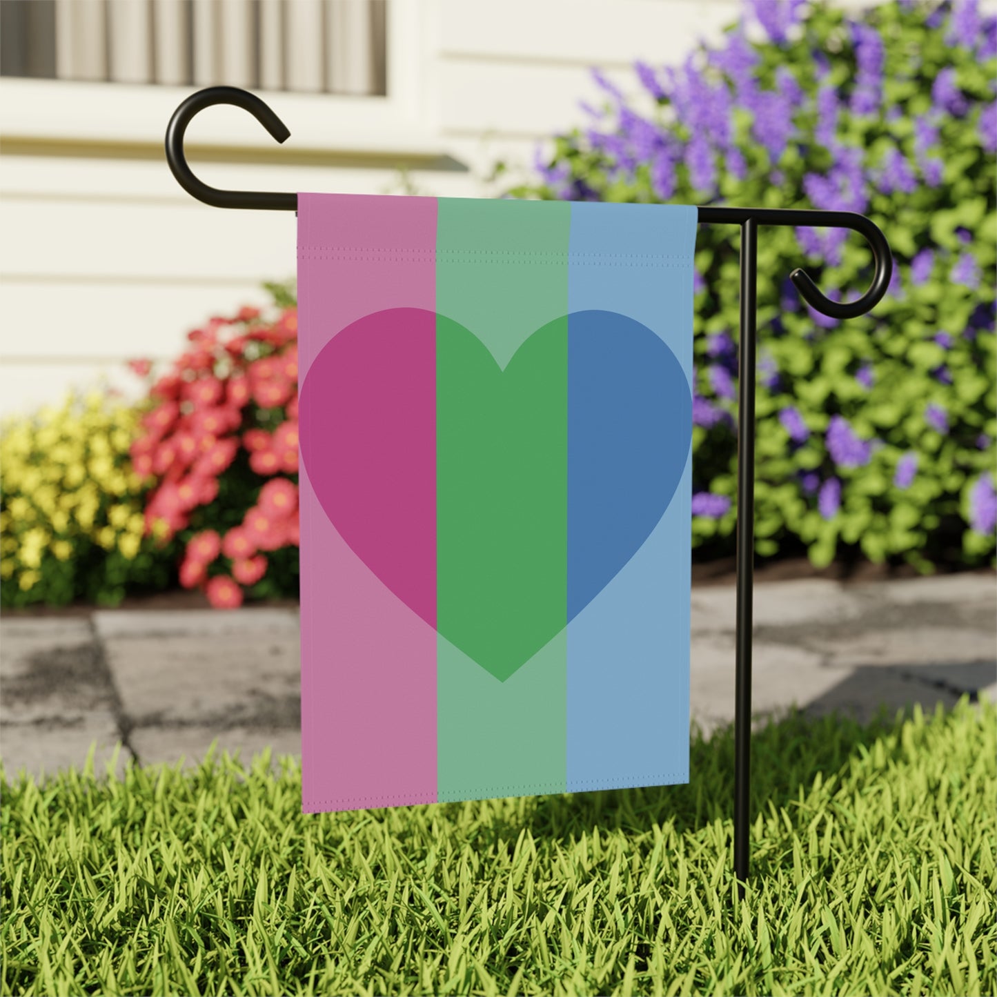 12'' × 18'' Polyromantic Garden Flag Banner