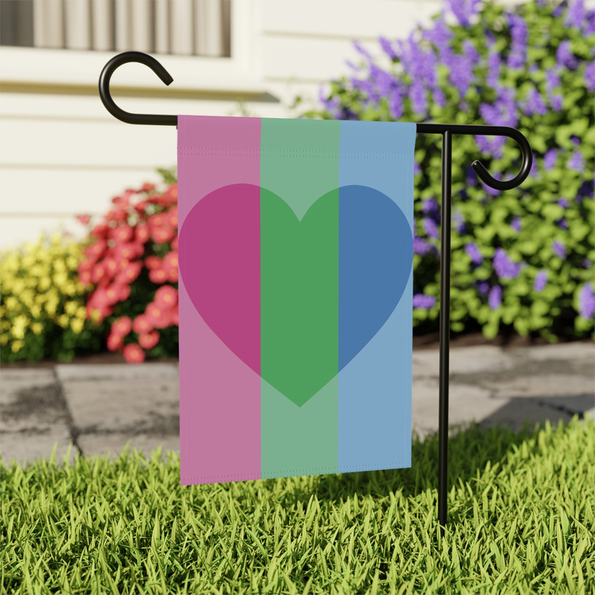 12'' × 18'' Polyromantic Garden Flag Banner