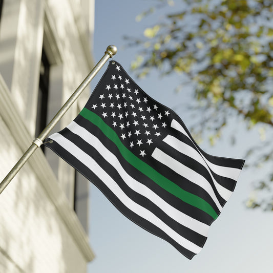 24'' × 36'' USA Thin Green Line American Flag with Grommets