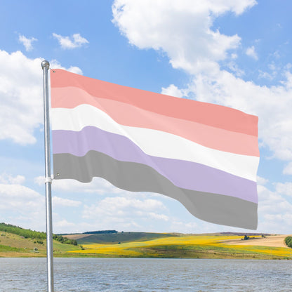 Cupioromantic Pride Flag with Grommets