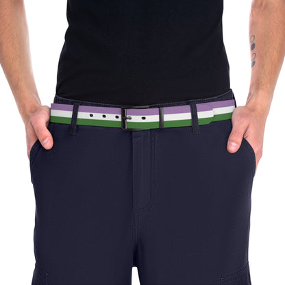 Genderqueer Pride Flag Belt