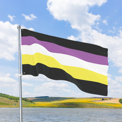 Anonbinary Pride Flag with Grommets