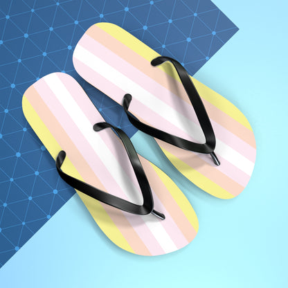 Pangender Pride Flip Flops