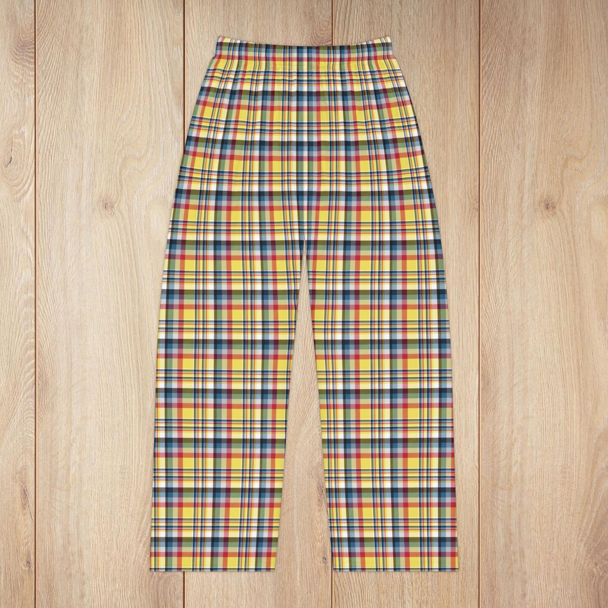 Women’s Yellow, Red & Teal Gurnee IL Pajama Pants