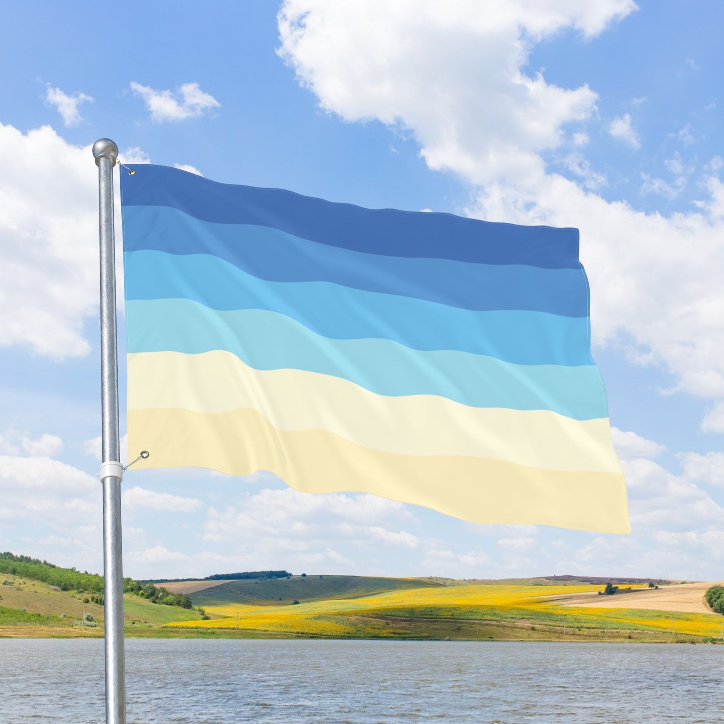 Uranic Double-Sided Pride Flag with Grommets