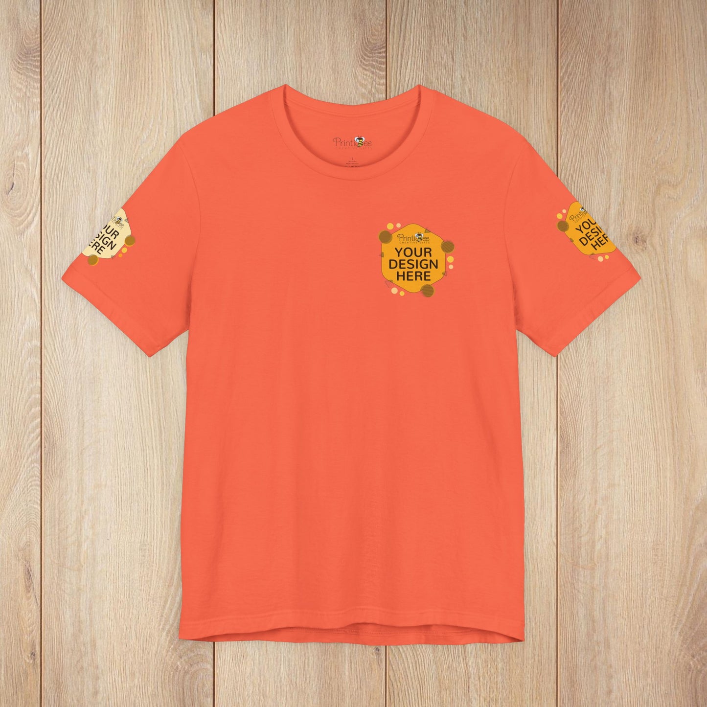 Custom Orange, Yellow & Peach Tees for BELLA+CANVAS® 3001