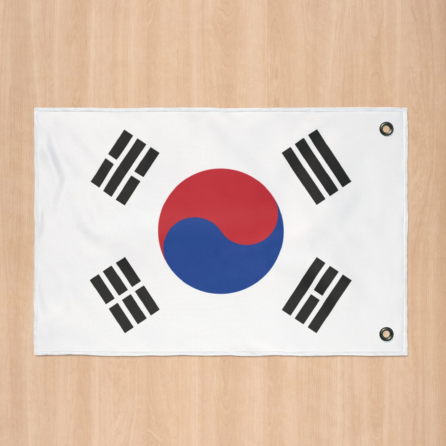 South Korea Flag with Grommets
