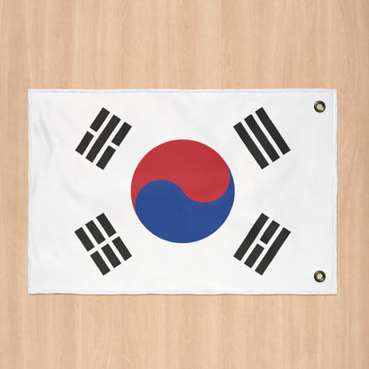 South Korea Flag with Grommets