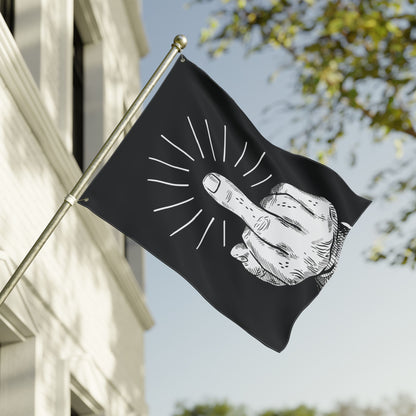 30'' × 40'' Middle Finger Flip-Off Flag, with Left or Right Side Grommets
