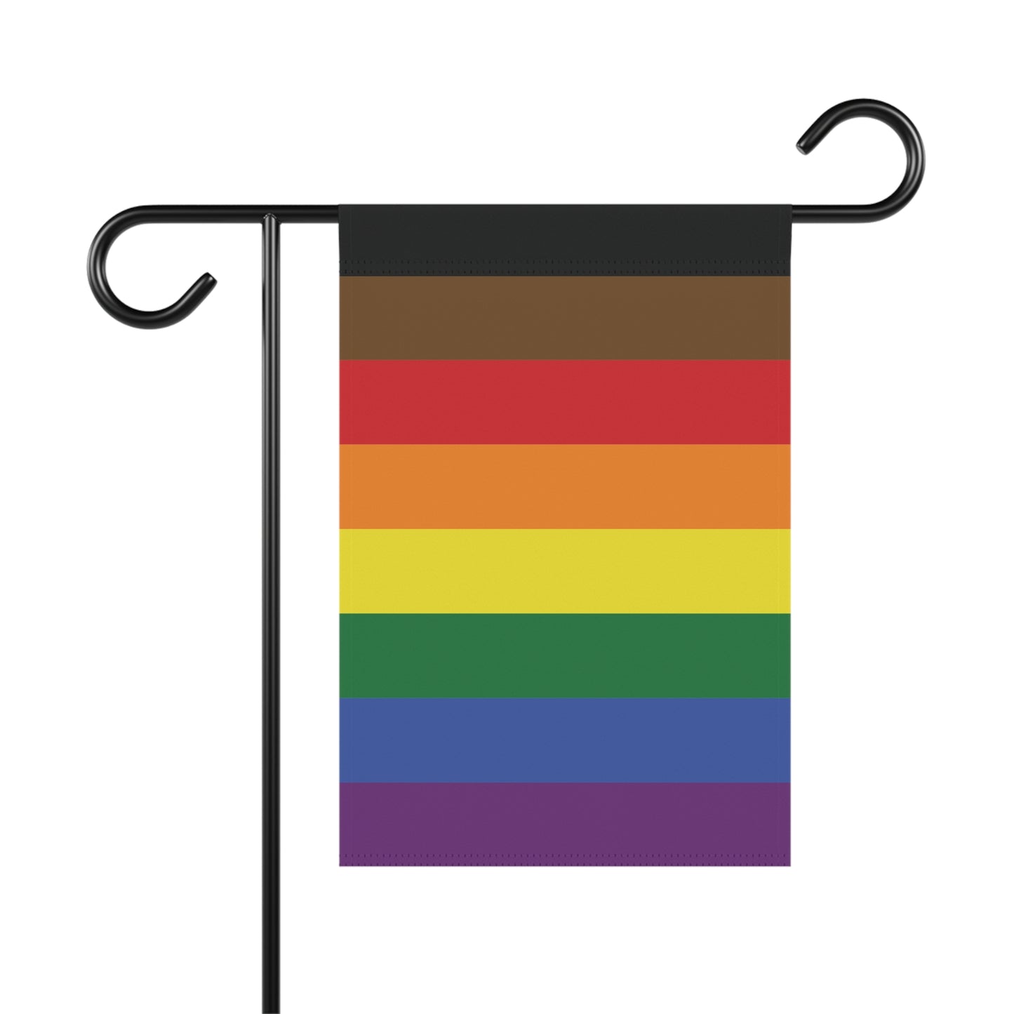 PoC Rainbow Pride Garden Flag Banner