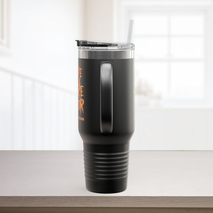 I Love Being a Scare Actor Personalized 40oz Insulated Travel Mug • Irvine Ondrey Engineering