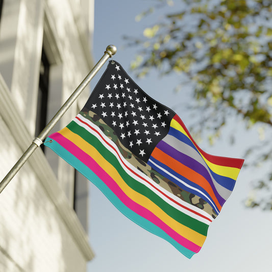 24'' × 36'' USA All Thin Lines American Flag with Grommets