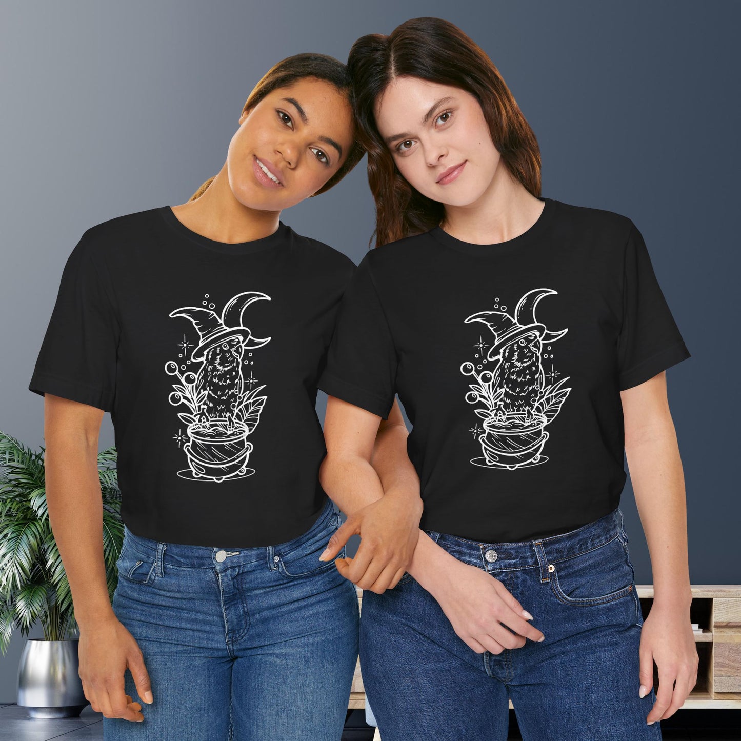 Witches' Brew Lovebird, Line Art Tee