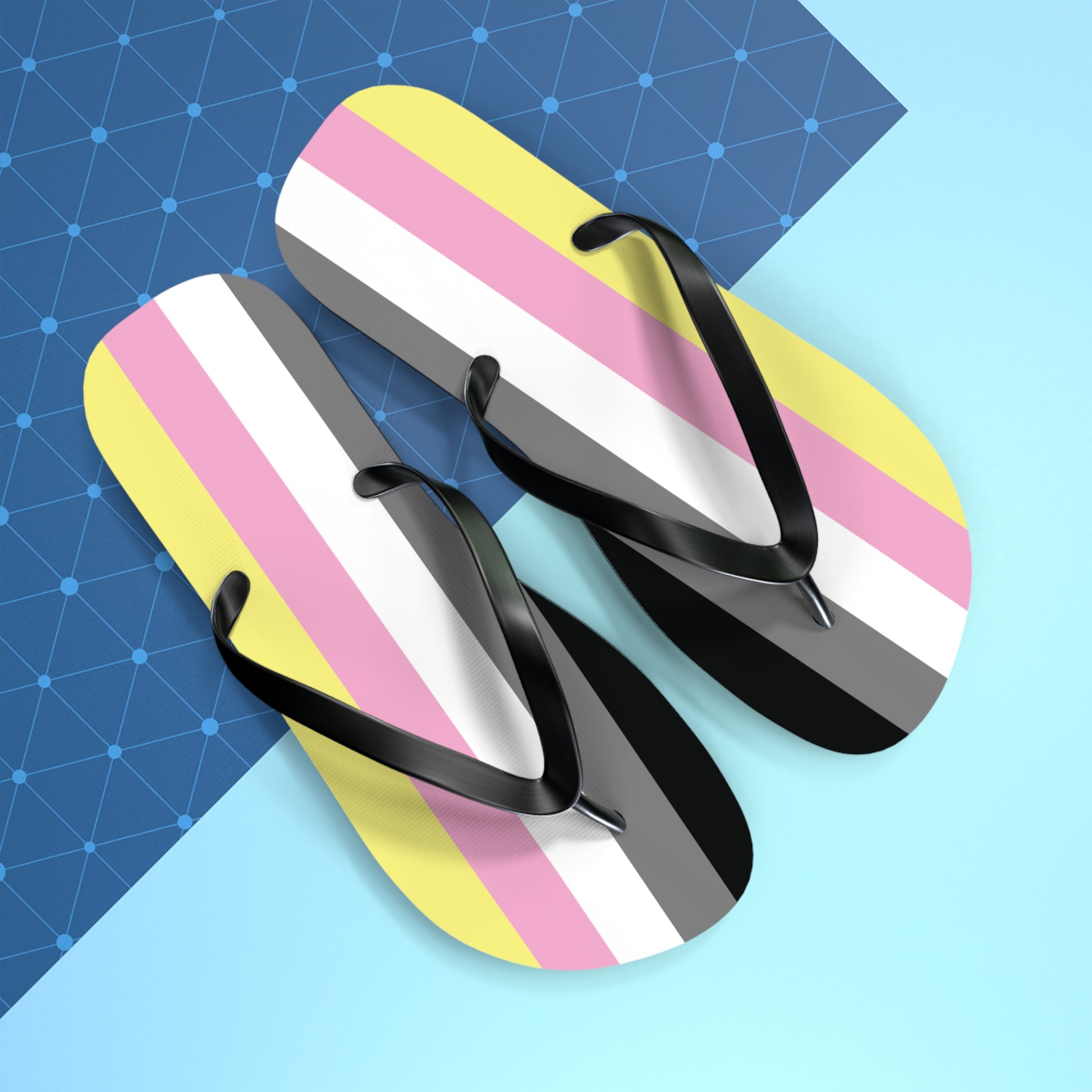 Queerplatonic Pride Flip Flops