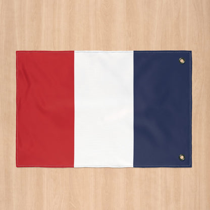 France Flag with Grommets
