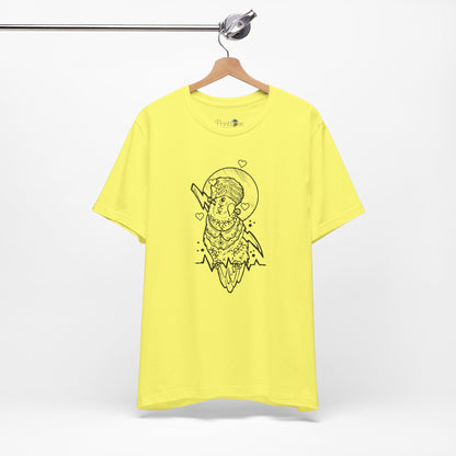 Bride of Frankenstein Lovebird, Line Art Tee