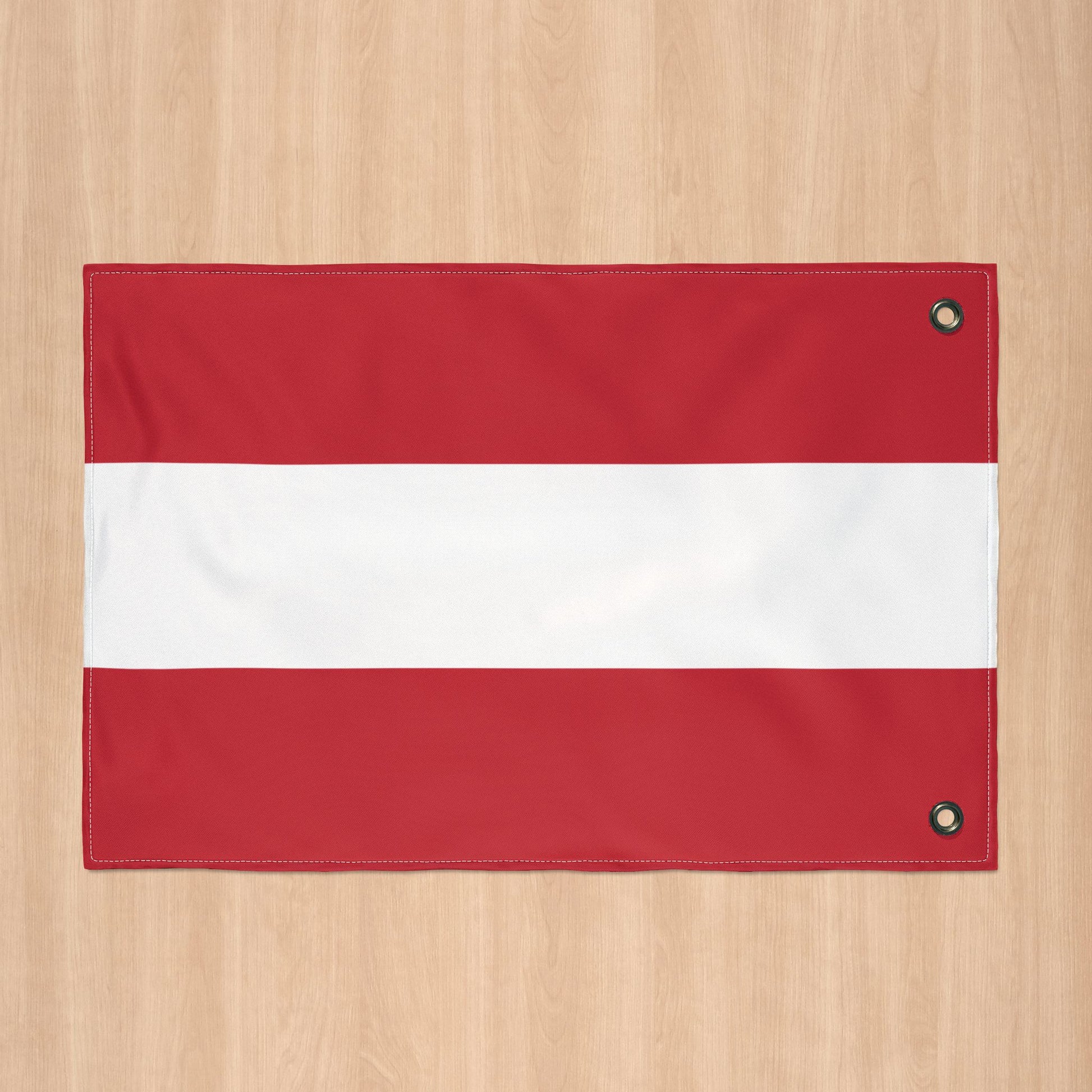 Austria Flag with Grommets