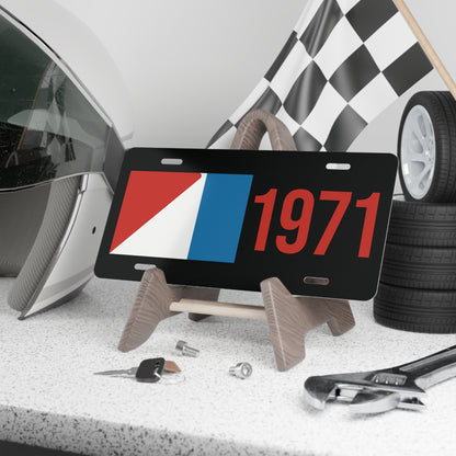 AMC Logo w/ Red Year Black Custom Vanity Plates