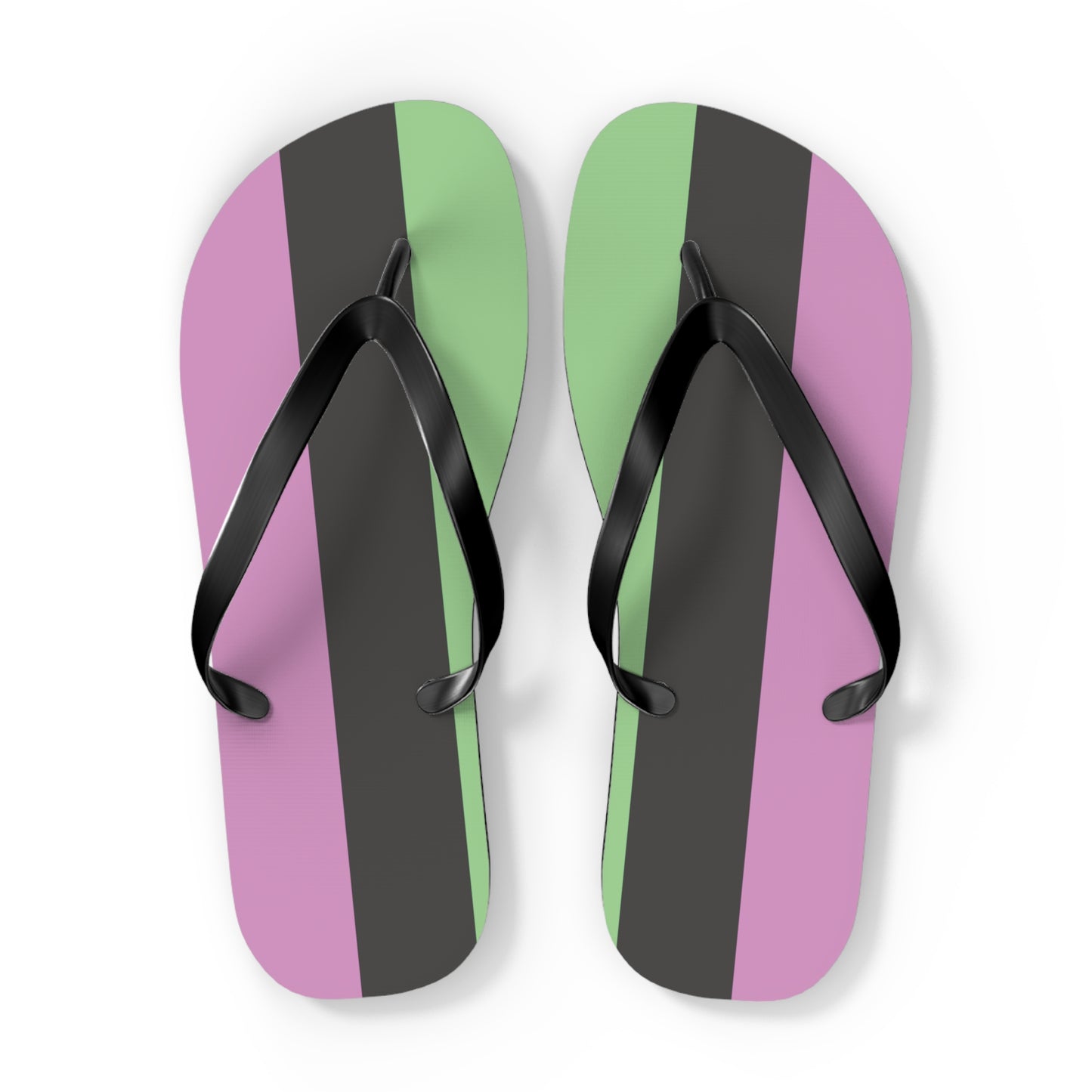 Desinoromantic Pride Flip Flops