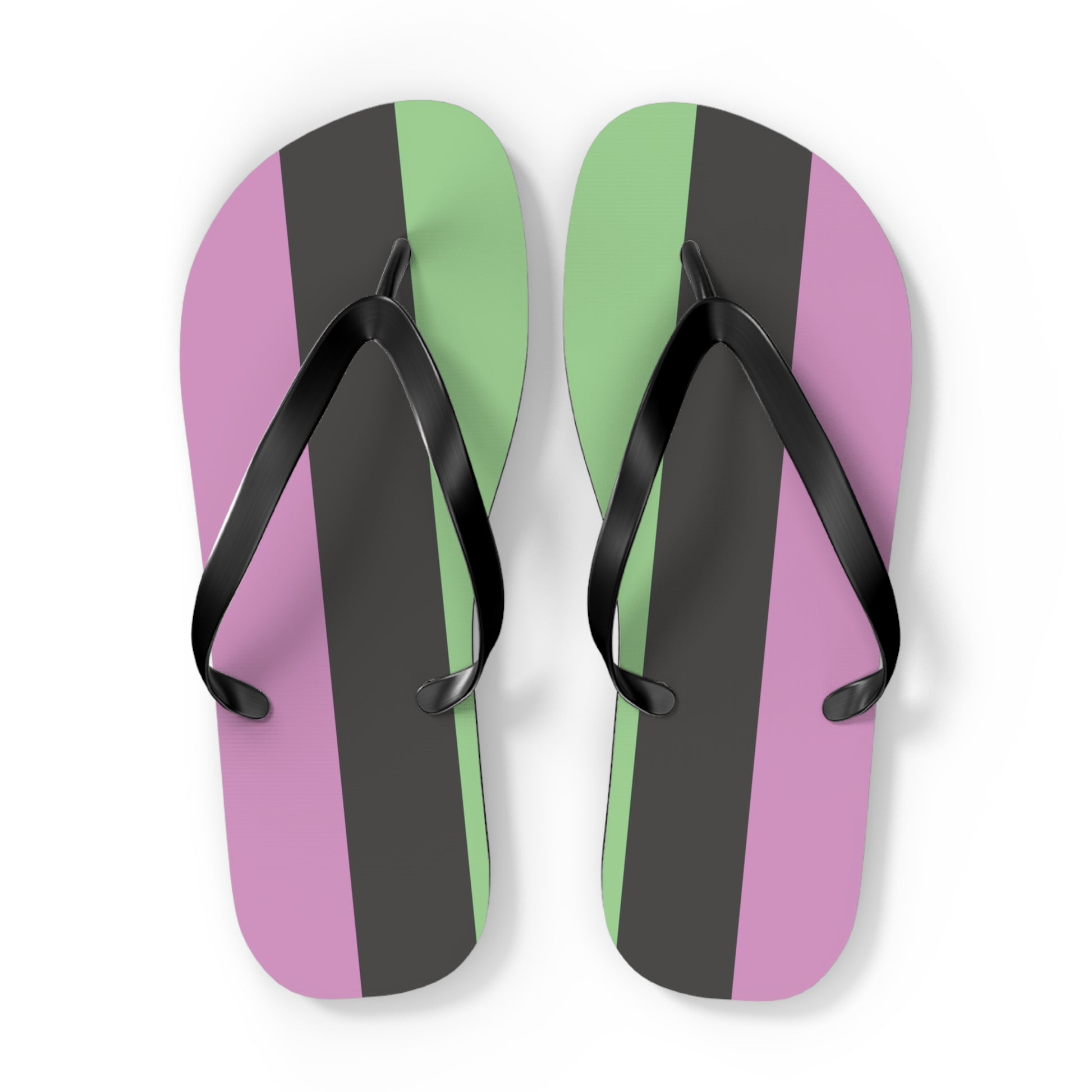 Desinoromantic Pride Flip Flops