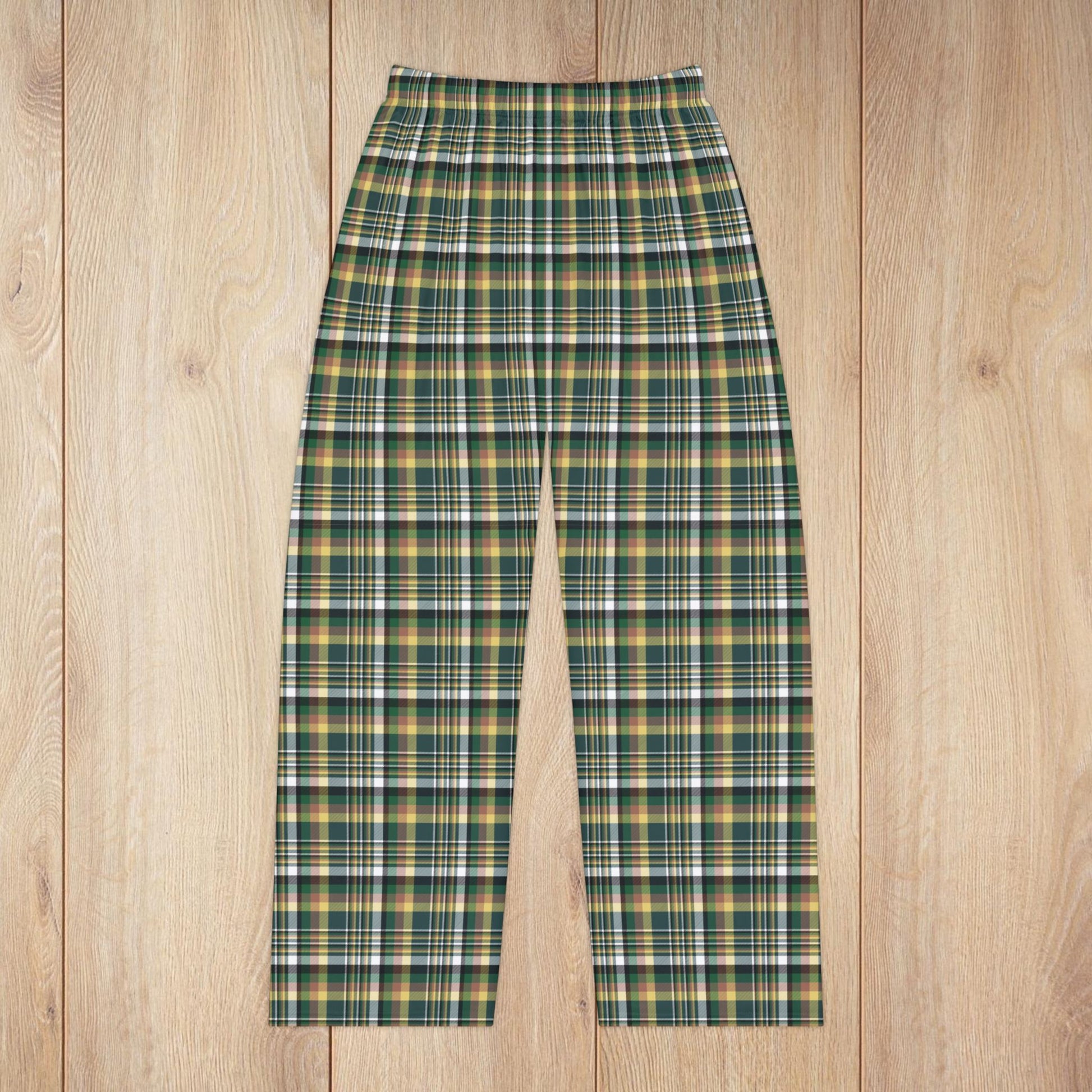 Women’s Green, White & Yellow Gurnee IL Pajama Pants