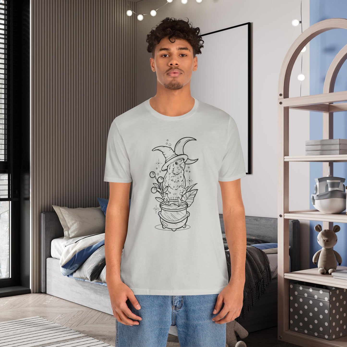 Witches' Brew Lovebird, Line Art Tee