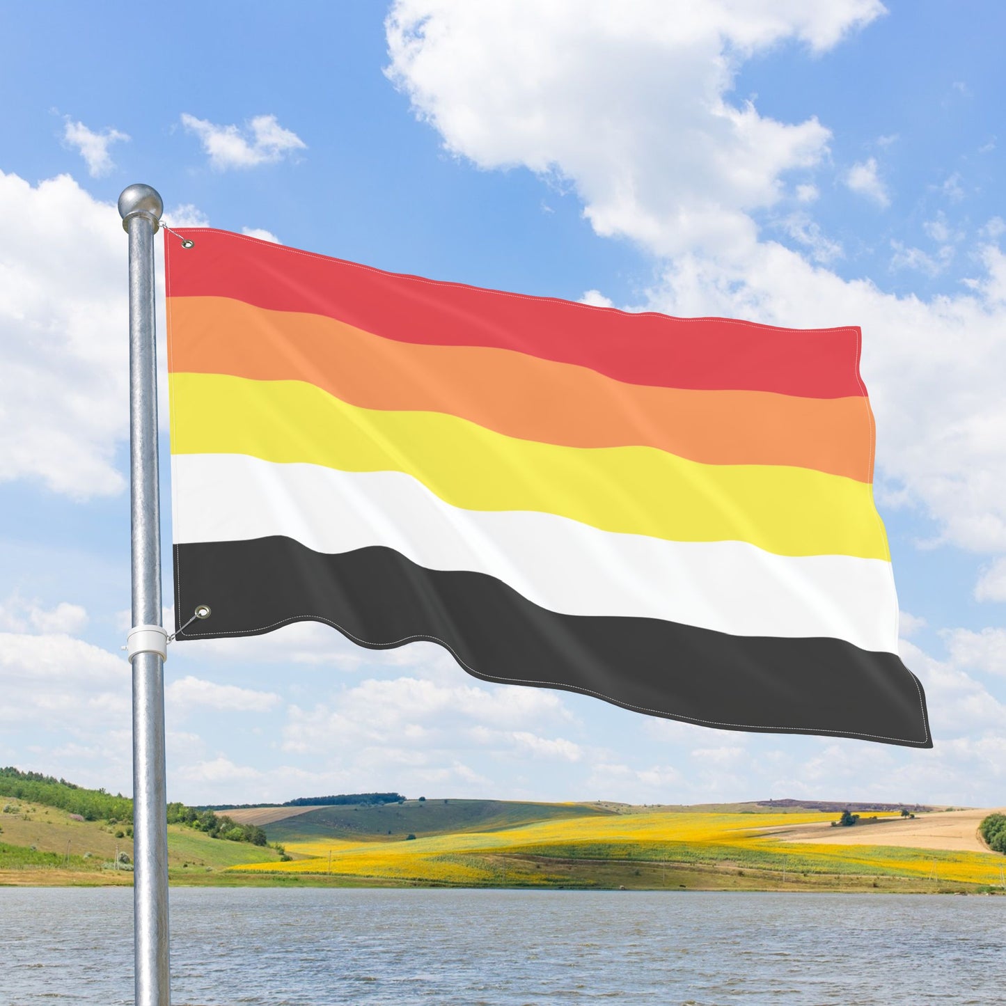 Lithromantic Pride Flag with Grommets