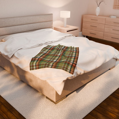Nebulasexual Pride Plaid Velveteen Plush Blanket