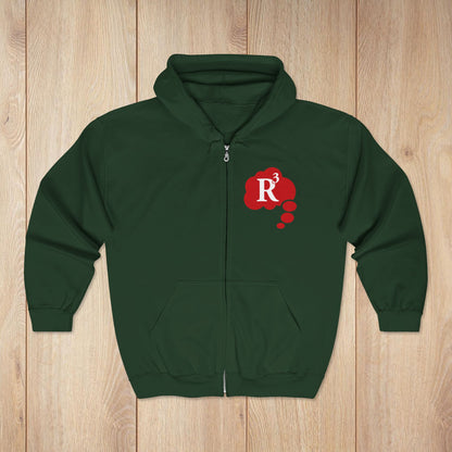 Forest Green Red’s Randumb Ruminations Zip Hoodie
