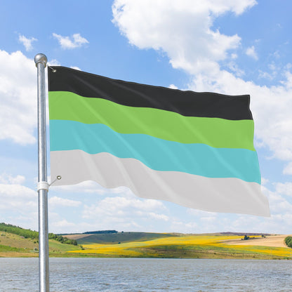 Quoiromantic Pride Flag with Grommets