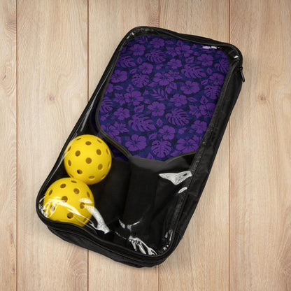 Purple & Blue Tropical Pickleball Paddles