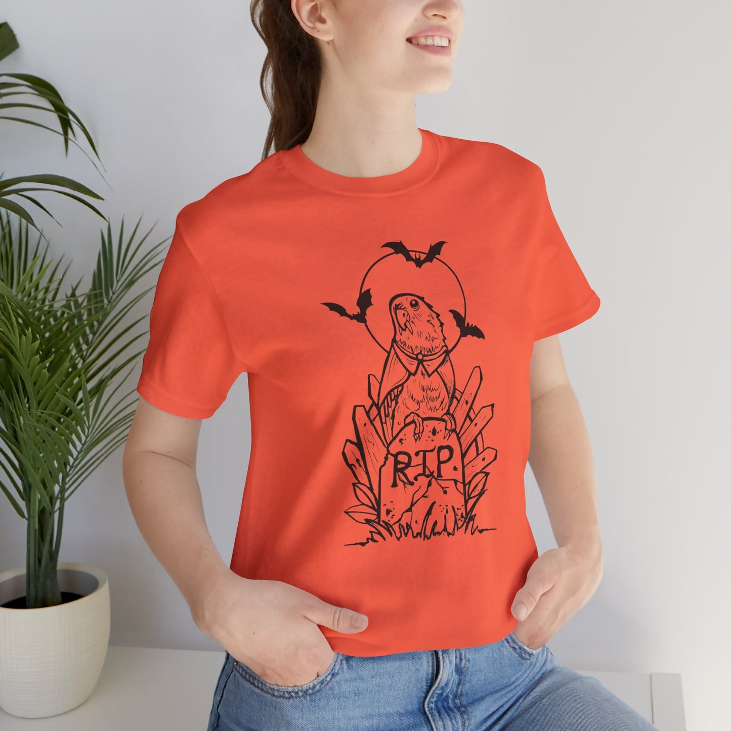 Vampire Lovebird, Line Art Tee