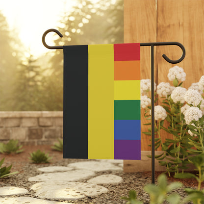 Pittsburgh Pride Colors Garden Flag Banner