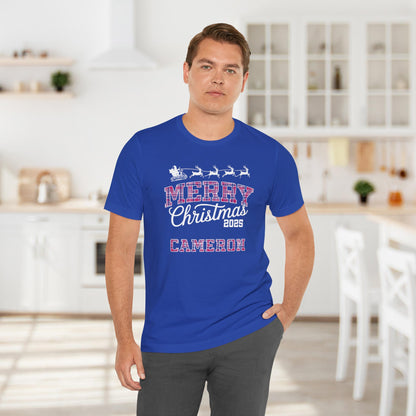 True Royal Custom Christmas Pride Plaid Pajama Tee Top