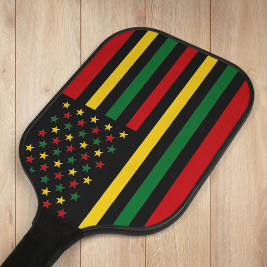 Juneteenth U.S.A. Flag Pickleball Kit