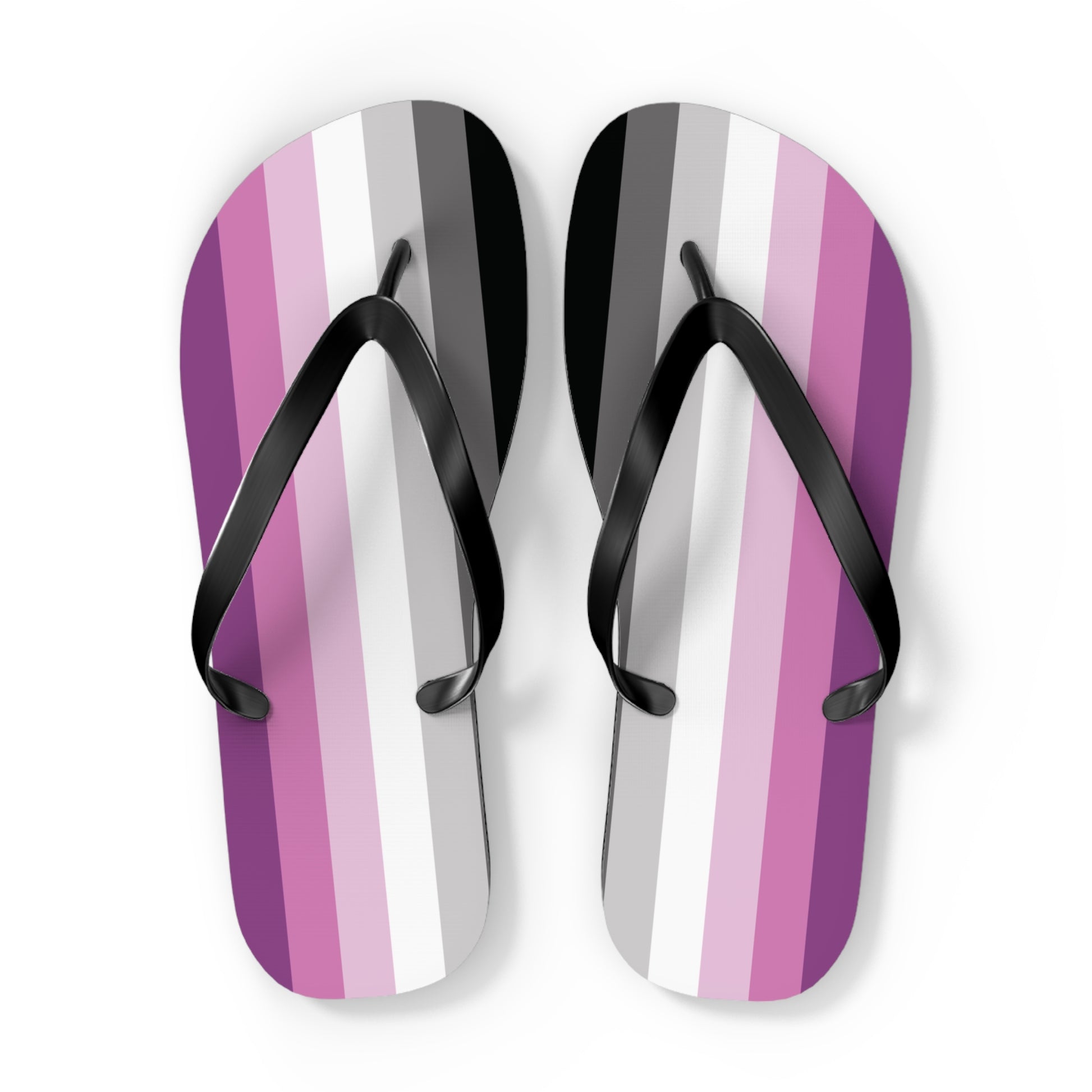 Straight Queer Pride Flip Flops