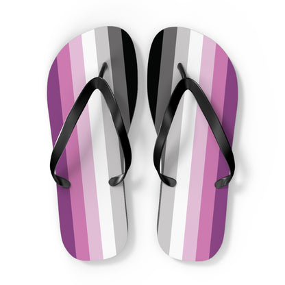 Straight Queer Pride Flip Flops