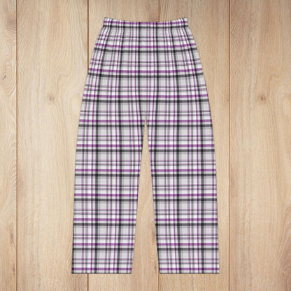 Women’s Asexual Pride Plaid Pajama Pants