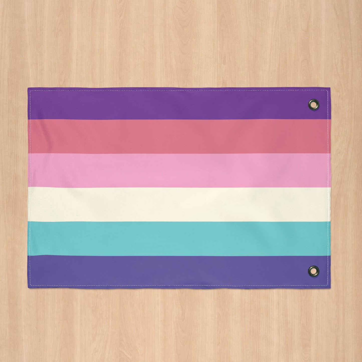 Aurora Lesboy Pride Flag with Grommets