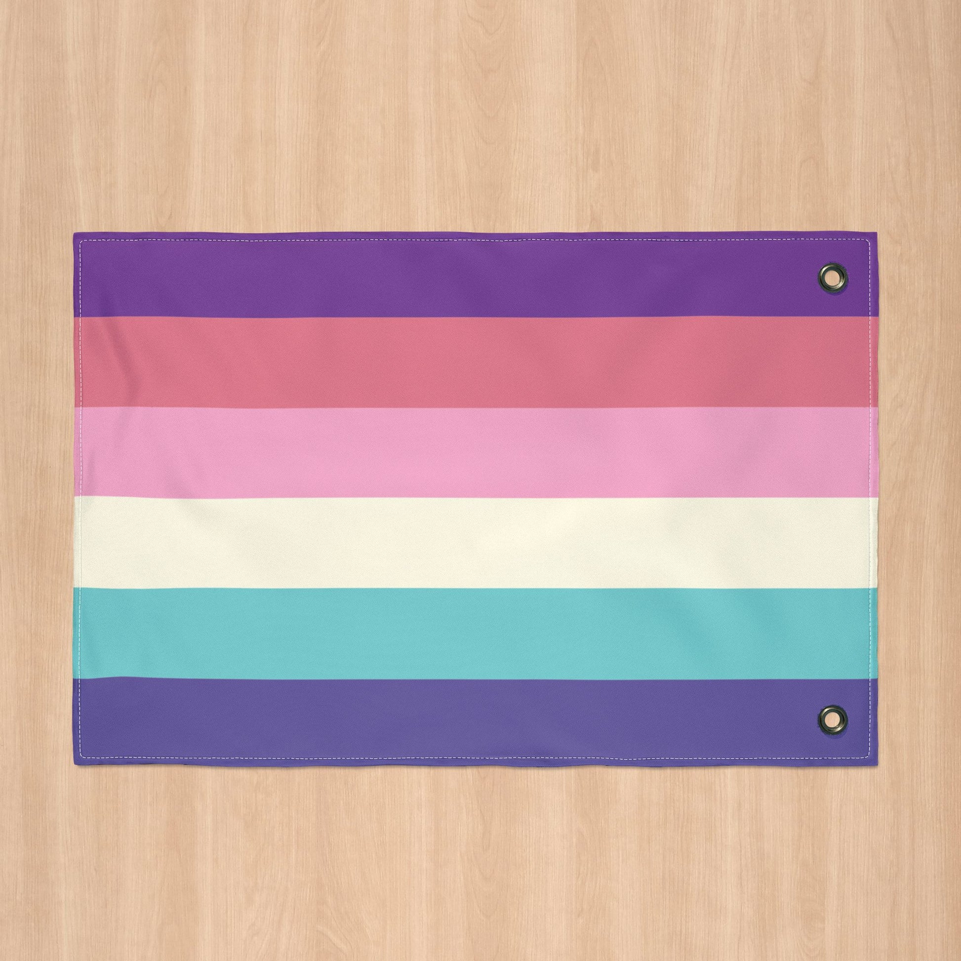 Aurora Lesboy Pride Flag with Grommets