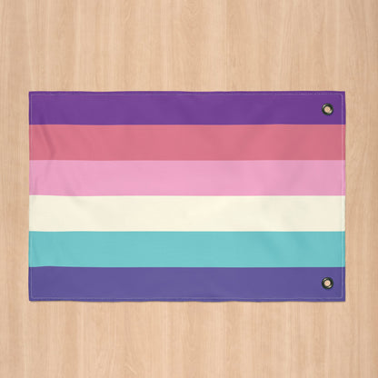 Aurora Lesboy Pride Flag with Grommets