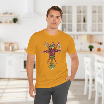 Scarecrow Lovebird, Hand-Drawn & Hand-Colored Tee