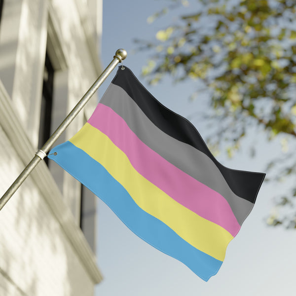 24'' × 36'' Polygender Pride Flag with Grommets