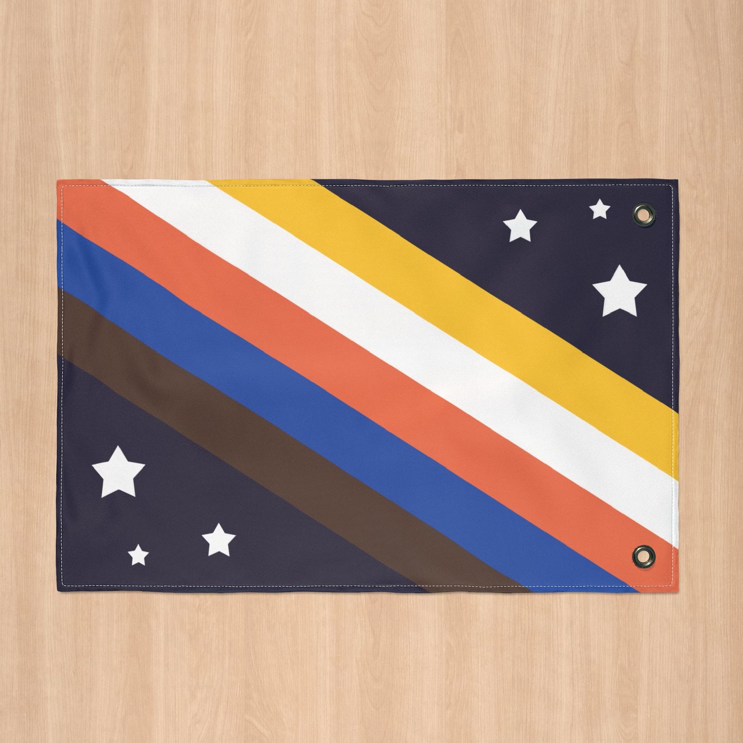 Fat Pride Flag with Grommets