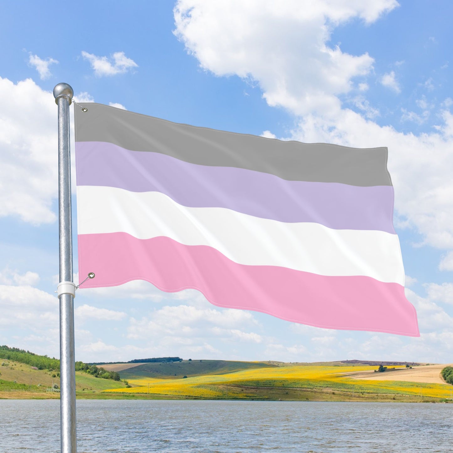 Cupiosexual Pride Flag with Grommets