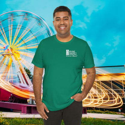 I Just Wanna Play Pickleball & Ride Roller Coasters Tee (BACK graphic) • Irvine Ondrey Engineering