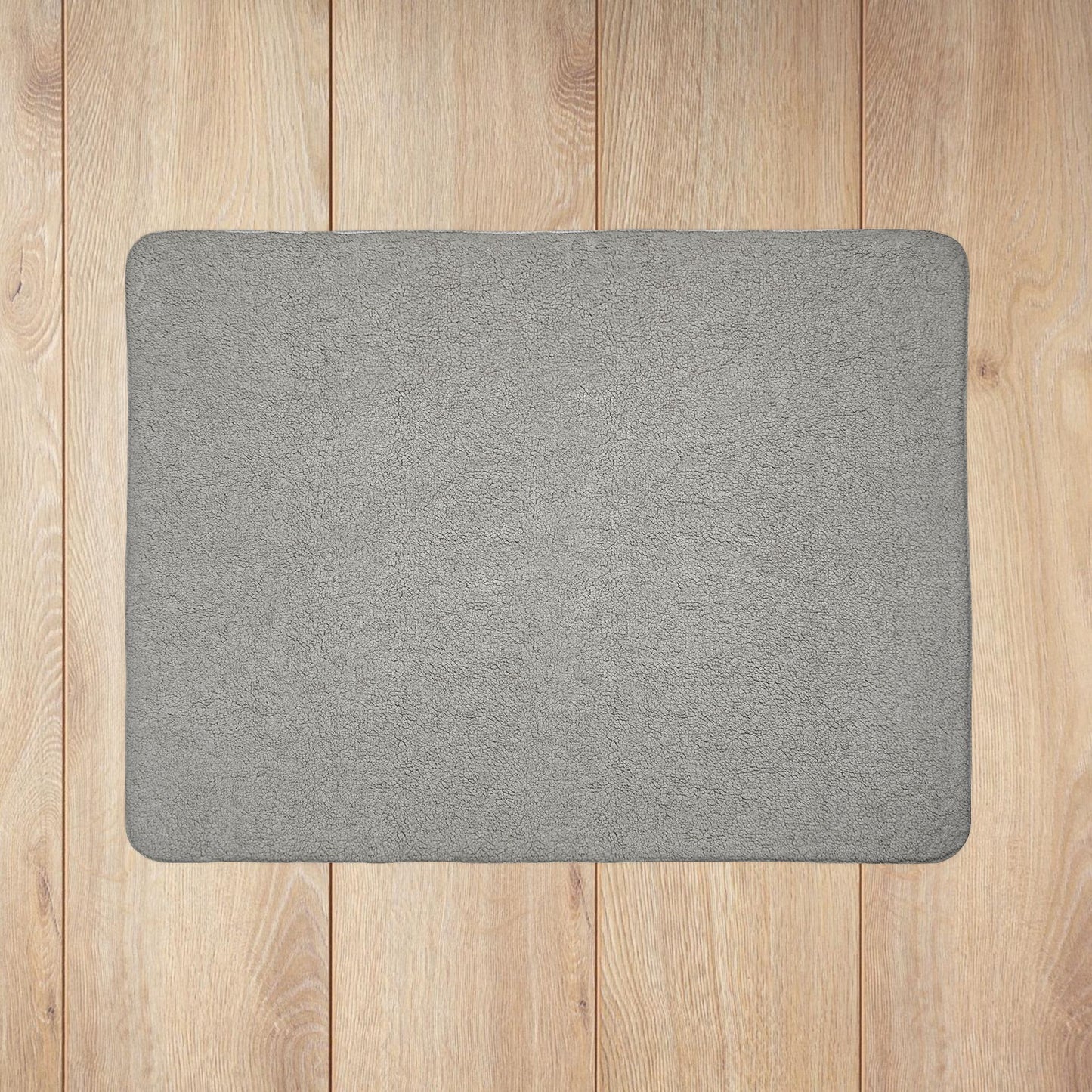 Mardi Gras Green Plaid Fleece Sherpa Blanket