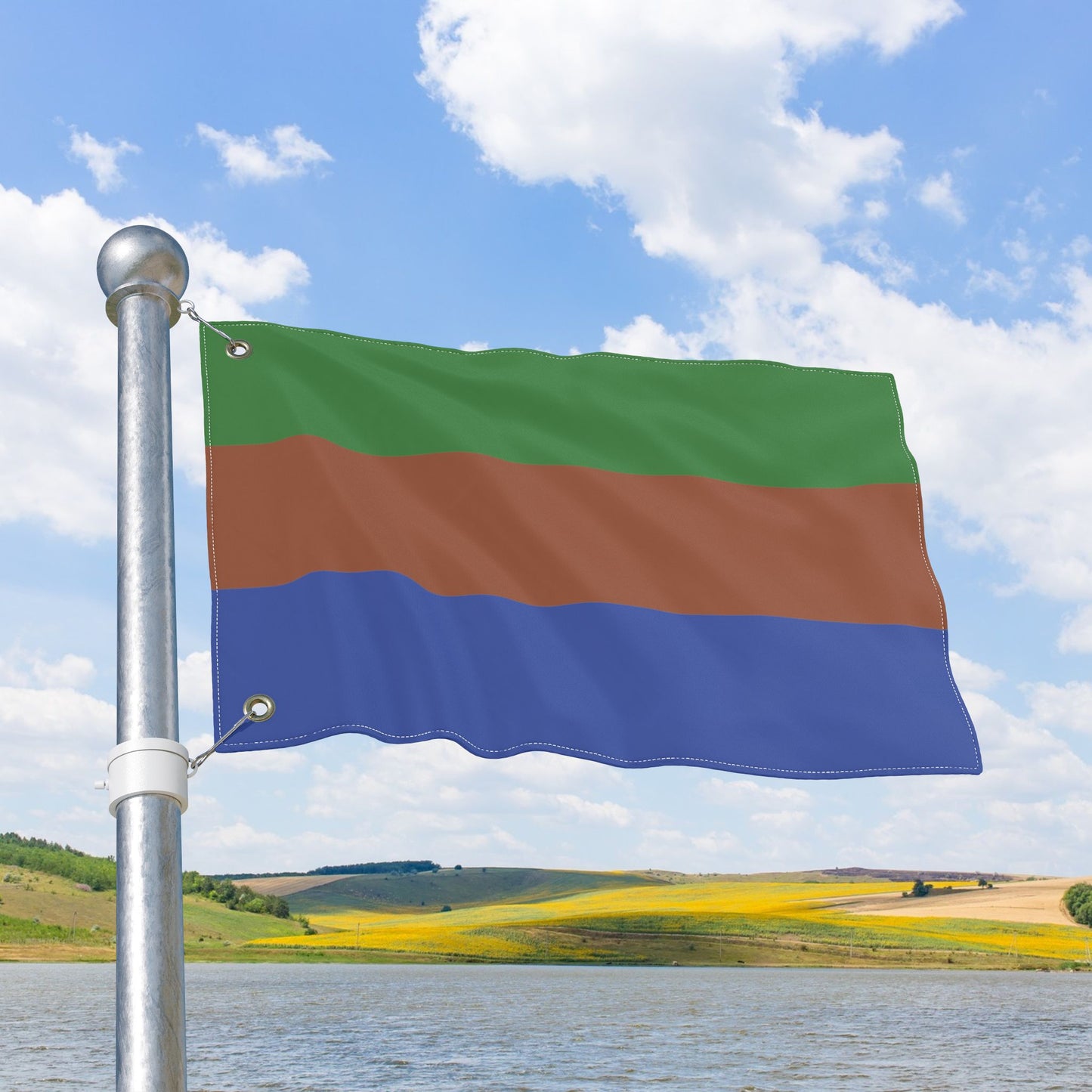 Sapiosexual Pride Double-Sided Flag with Grommets