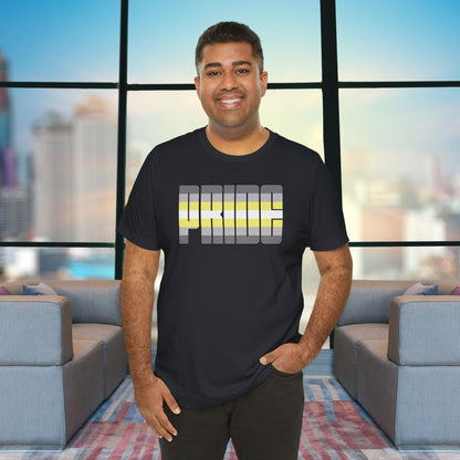 Vintage Black Demigender Pride Tee