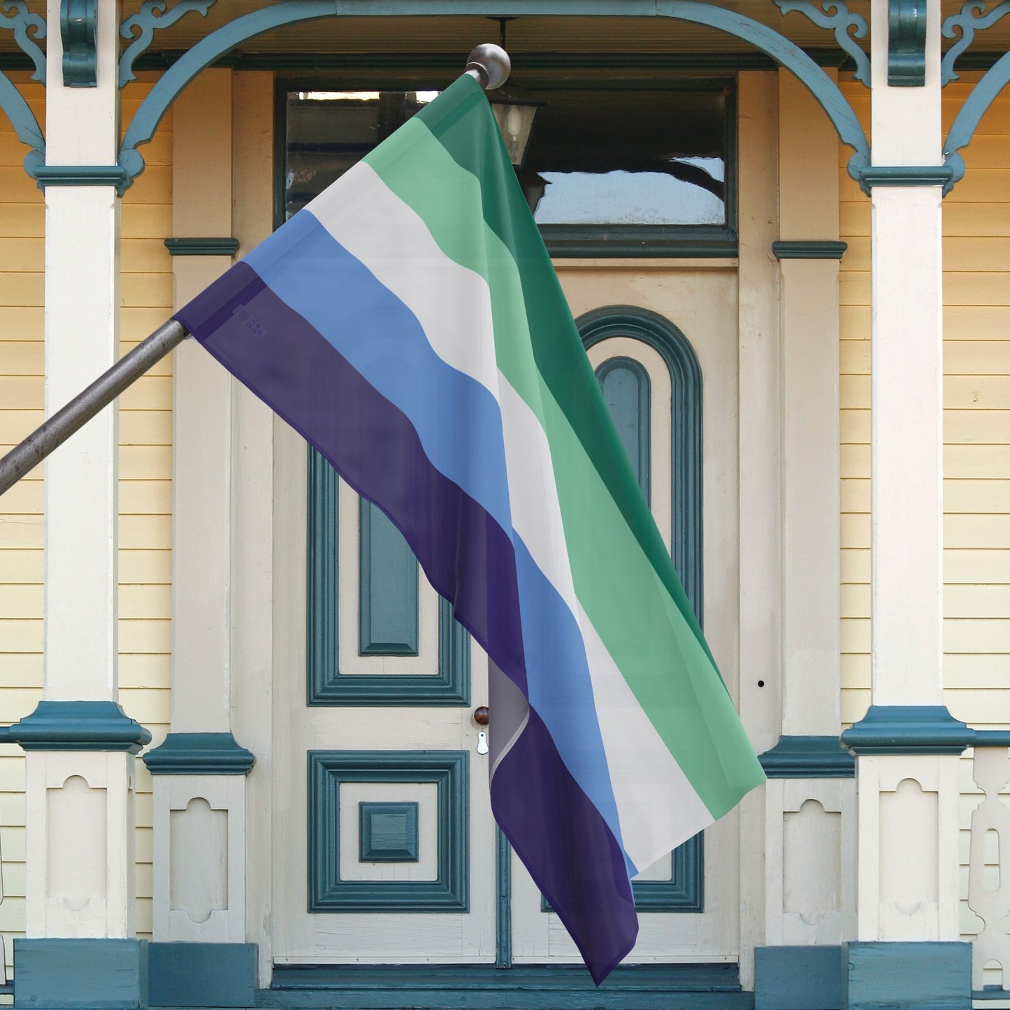 Gay Men Pride 5-Stripe Flag